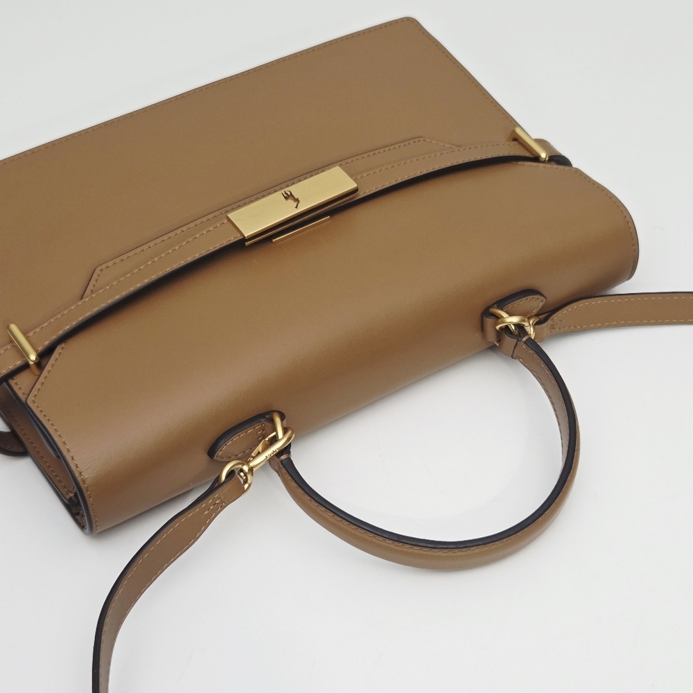 RALPH LAUREN POLO ID LEATHER SATCHEL BAG - Picture 9 of 16